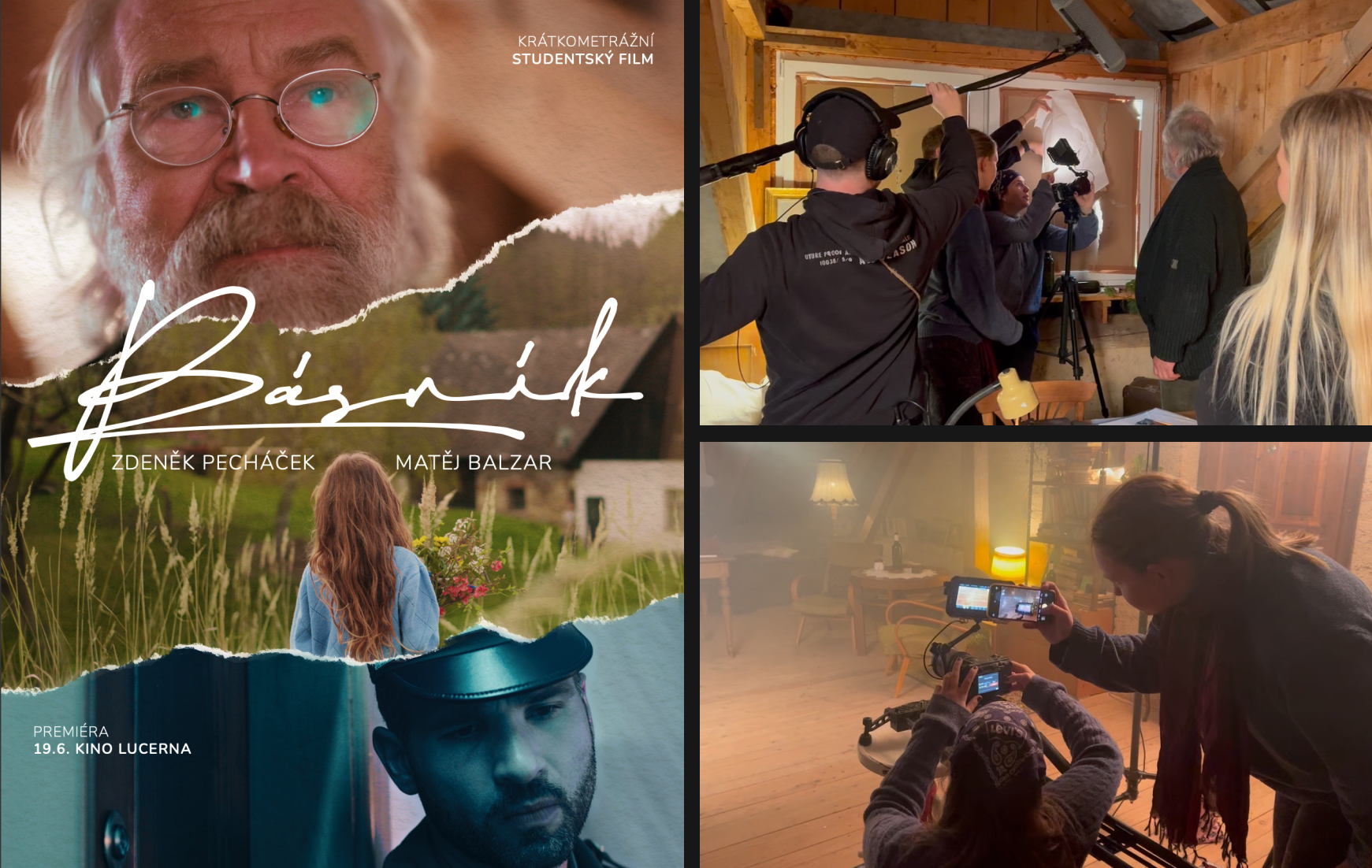 Studentský krátkometrážní film Básník