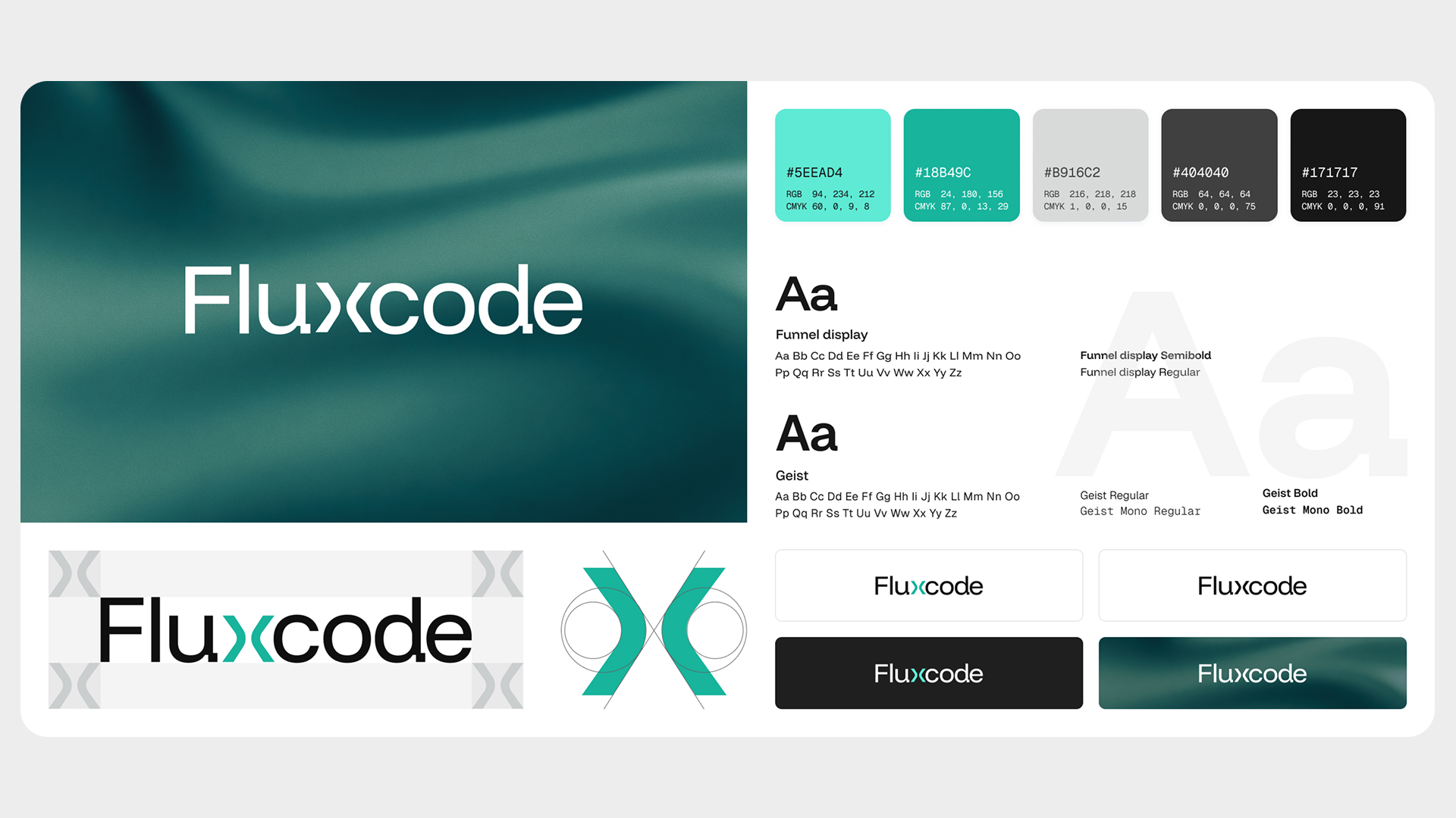 Final FluxCode website design