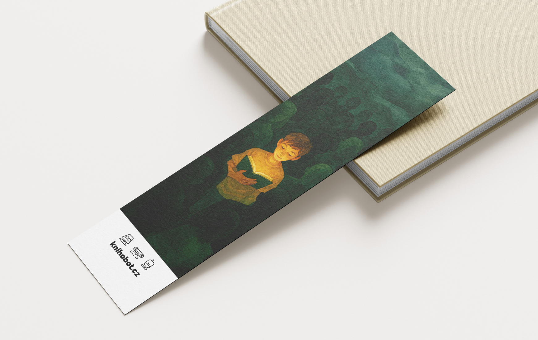 Final Knihobot bookmark designs